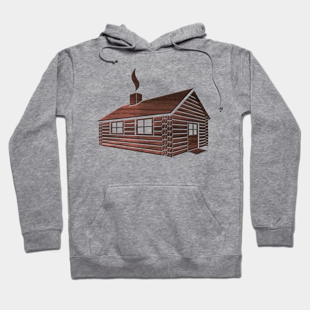 Log Cabin Hoodie by RudDesigns